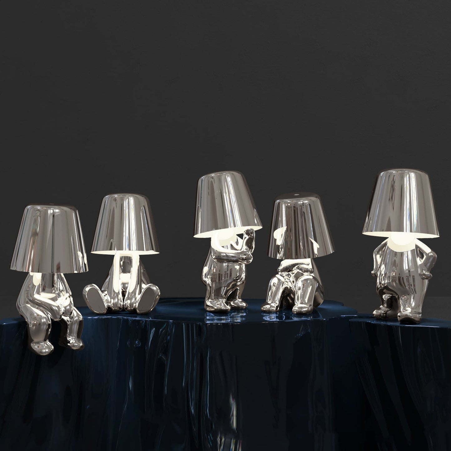 Unique Thinker Lamp Decor for Stylish Home Accent or Gift NaLani