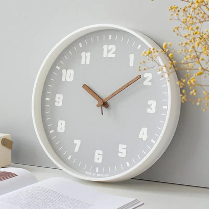 Noiseless Japanese Style Bamboo Wall Clock for Modern Homes NALANI