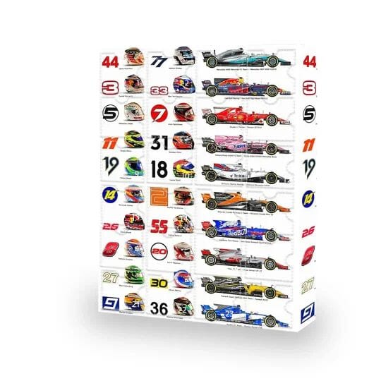 Formula 1 Advent Calendar 2025 Edition Gift With Exclusive Ornaments