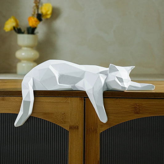 Unique GeoCat Art Piece for Home Decor and Gift Ideas NaLani