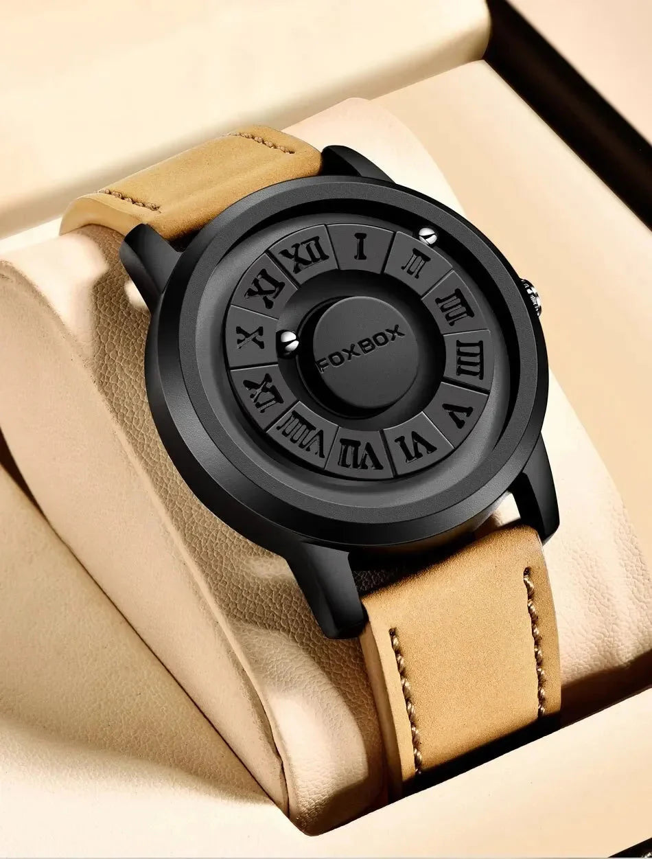 Men's Quartz Watch Classic Timepiece With Stainless Band NALANI