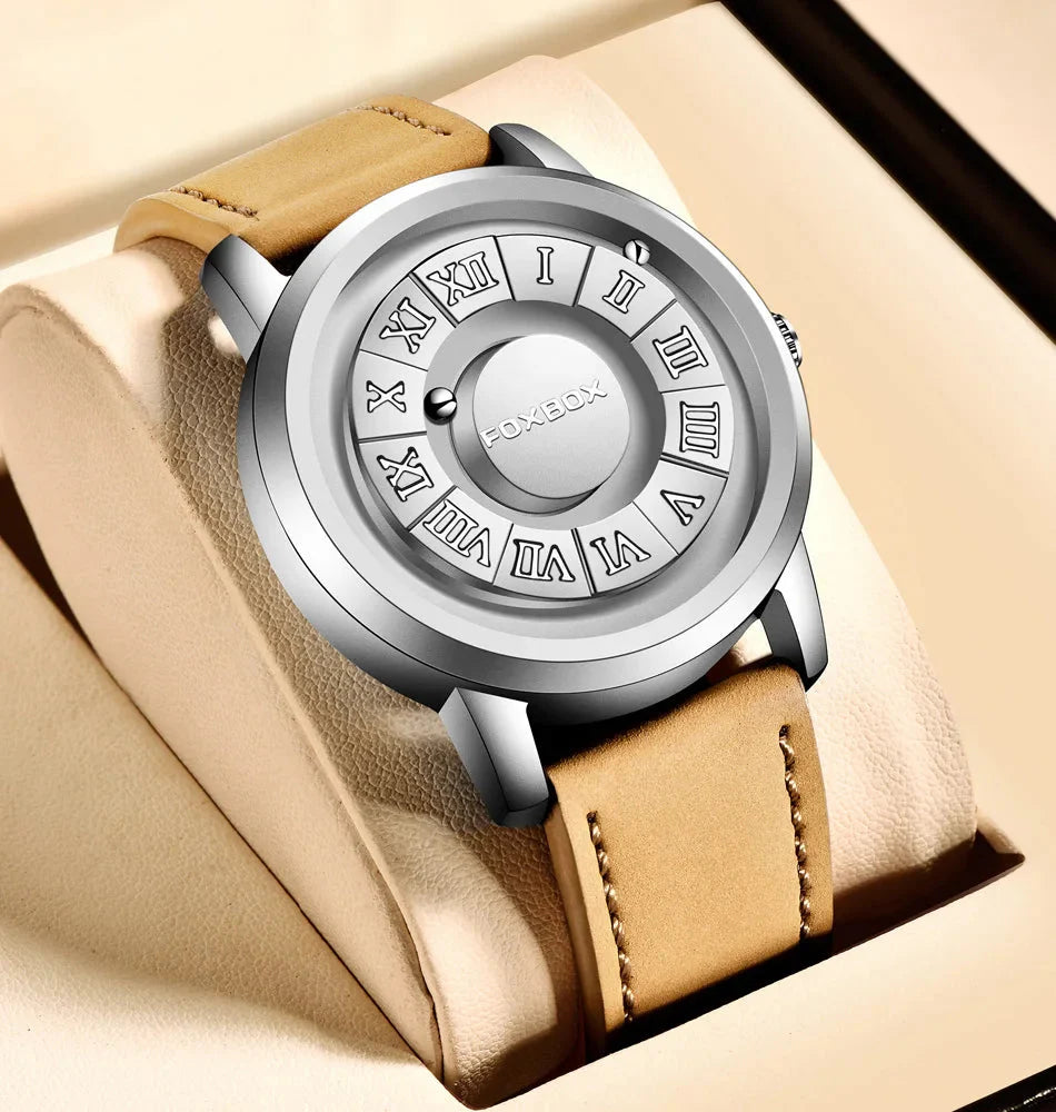 Men's Quartz Watch Classic Timepiece With Stainless Band NALANI