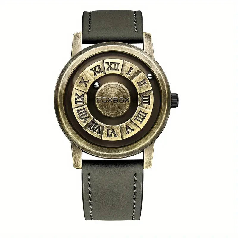 Men's Quartz Watch Classic Timepiece With Stainless Band NALANI