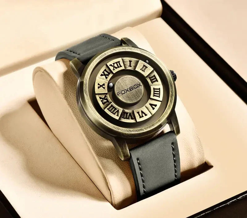 Men's Quartz Watch Classic Timepiece With Stainless Band NALANI