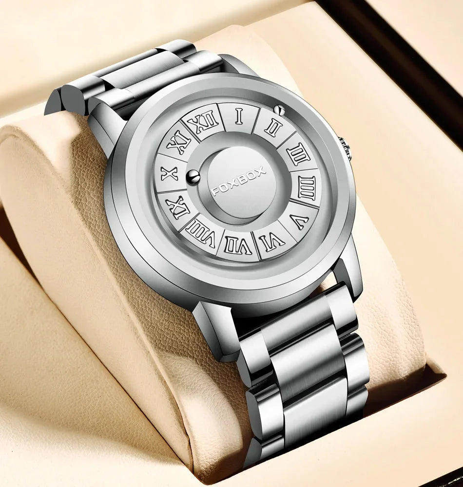 Men's Quartz Watch Classic Timepiece With Stainless Band NALANI