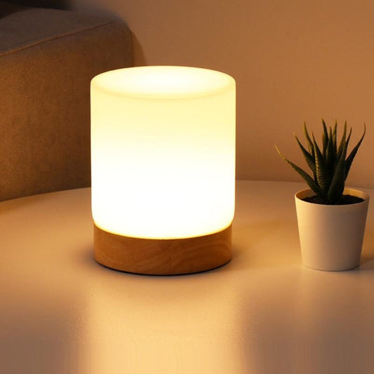 Fiorani Casa | Mini Glass Table Lamp with Touch-Open Function for 360° Lighting Electrical socket NALANI