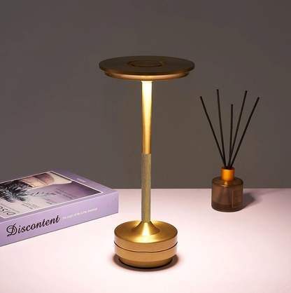 Fiorani Casa | Rechargeable Dimmable Aluminum Lamp Disc for Versatile Lighting NaLani