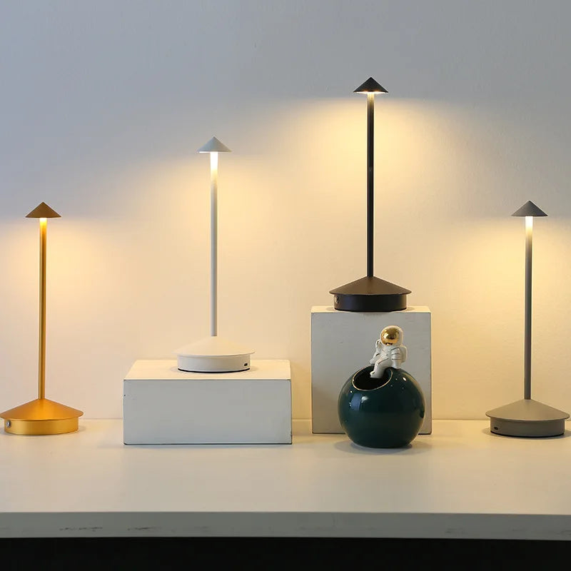 Fiorani Casa | Touch Sensor Table Lamp with Adjustable Brightness and Modern Design NALANI