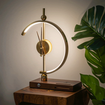 Fiorani Casa | Wireless Clock Lamp with charger NaLani