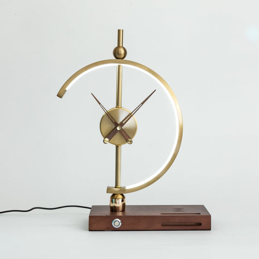 Fiorani Casa | Wireless Clock Lamp with charger NALANI