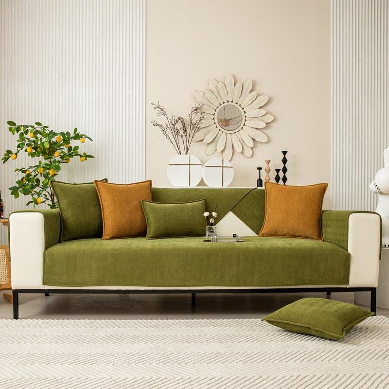 Non Slip Fleece Sofa Cover For Pets And Family Comfort NALANI