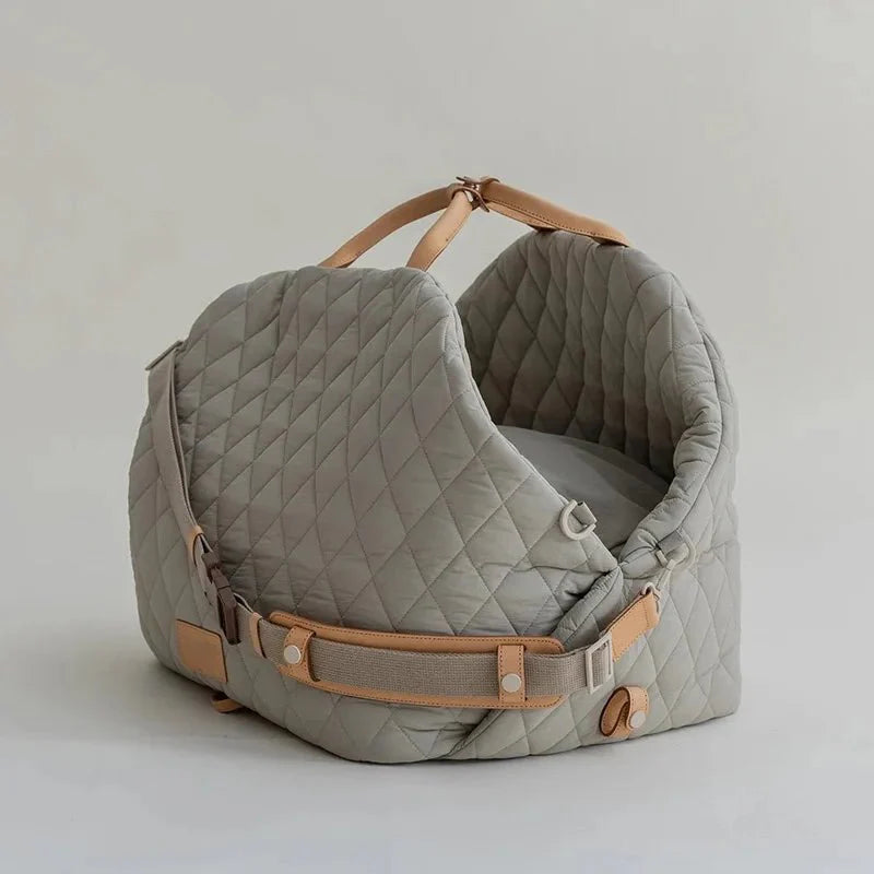 Fluffyheaven | Luxe Honden Reis Draagtas - Roze - #NALANI#