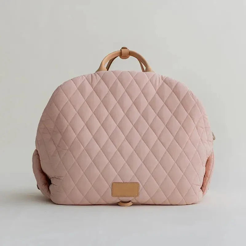 Fluffyheaven | Luxe Honden Reis Draagtas - Roze - #NALANI#