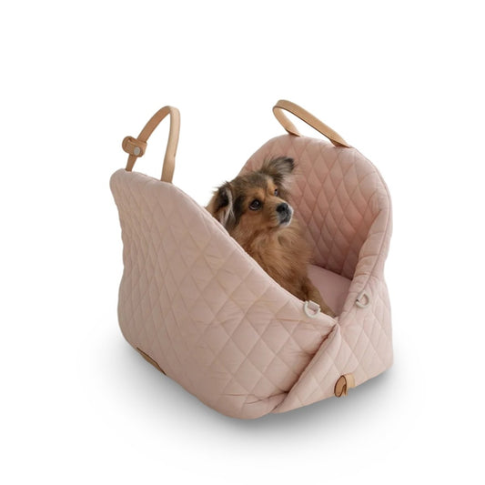 Fluffyheaven | Luxe Honden Reis Draagtas - Roze - #NALANI#