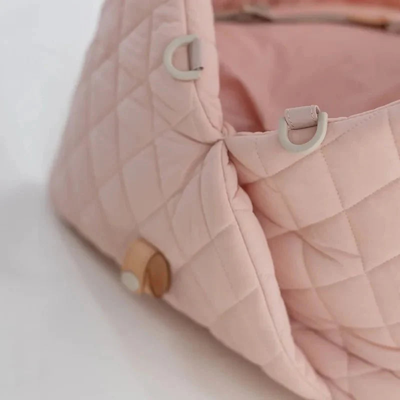 Fluffyheaven | Luxe Honden Reis Draagtas - Roze - #NALANI#