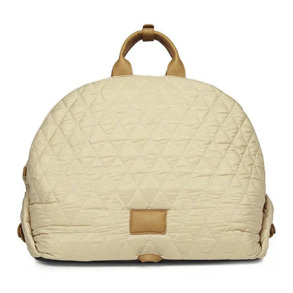 Fluffyheaven | Luxe Honden Reis Draagtas - Beige - #NALANI#