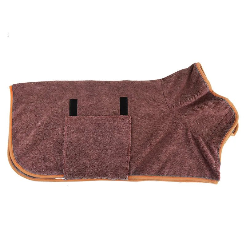 Fluffyheaven | Warme Honden Badjas - kleding voor honden - Koffie - #NALANI#