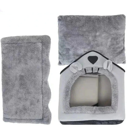 Fluffyheaven | Zacht Dieren Huis - huisdieren mand - Grijs - #NALANI#