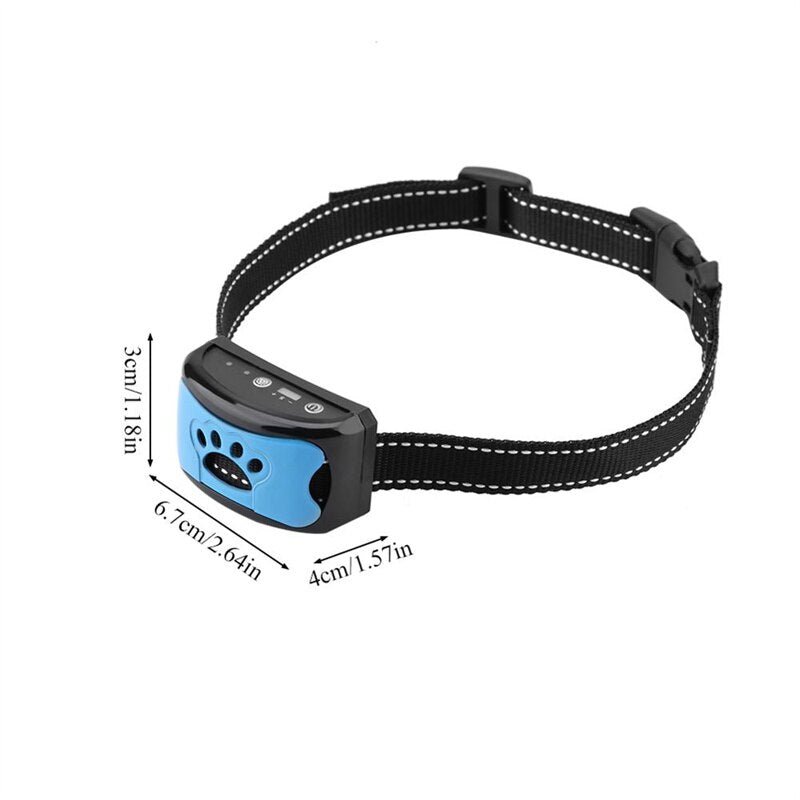 Gizmo | Anti Blaf Halsband - Blauw - #NALANI#