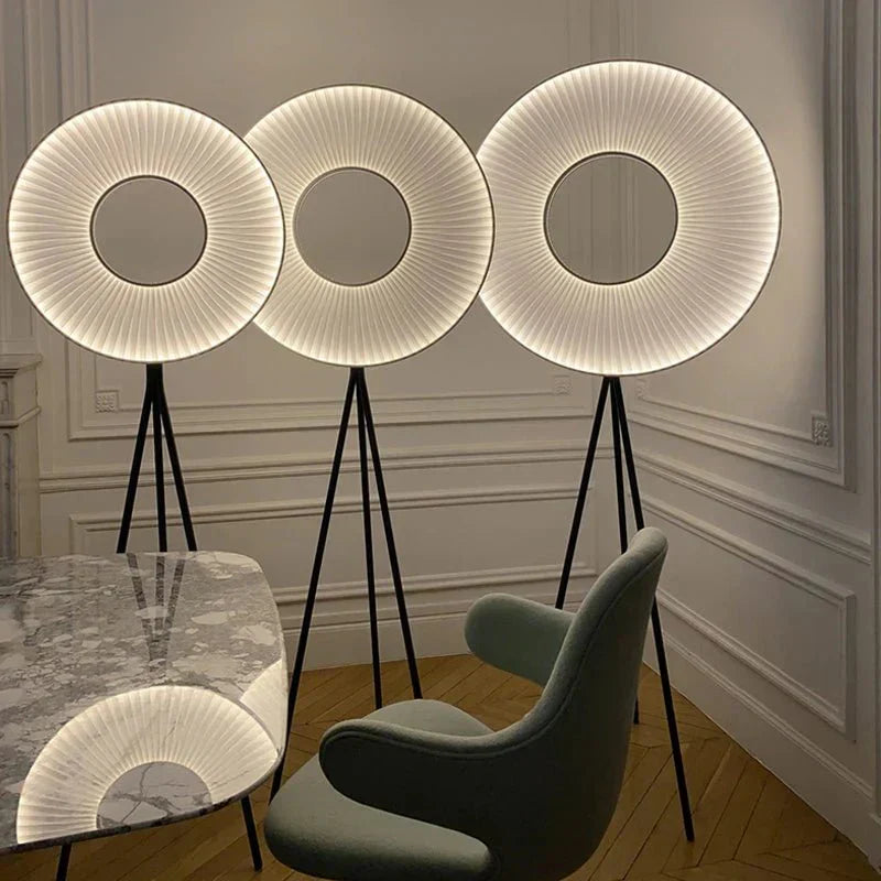 Halo Floor Lamp – Modern Minimalist Lighting NALANI