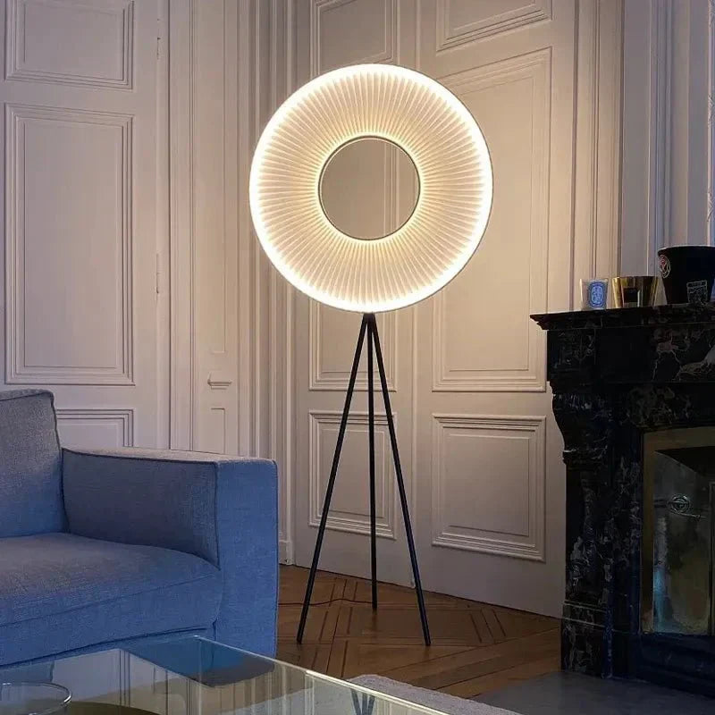 Halo Floor Lamp – Modern Minimalist Lighting NALANI