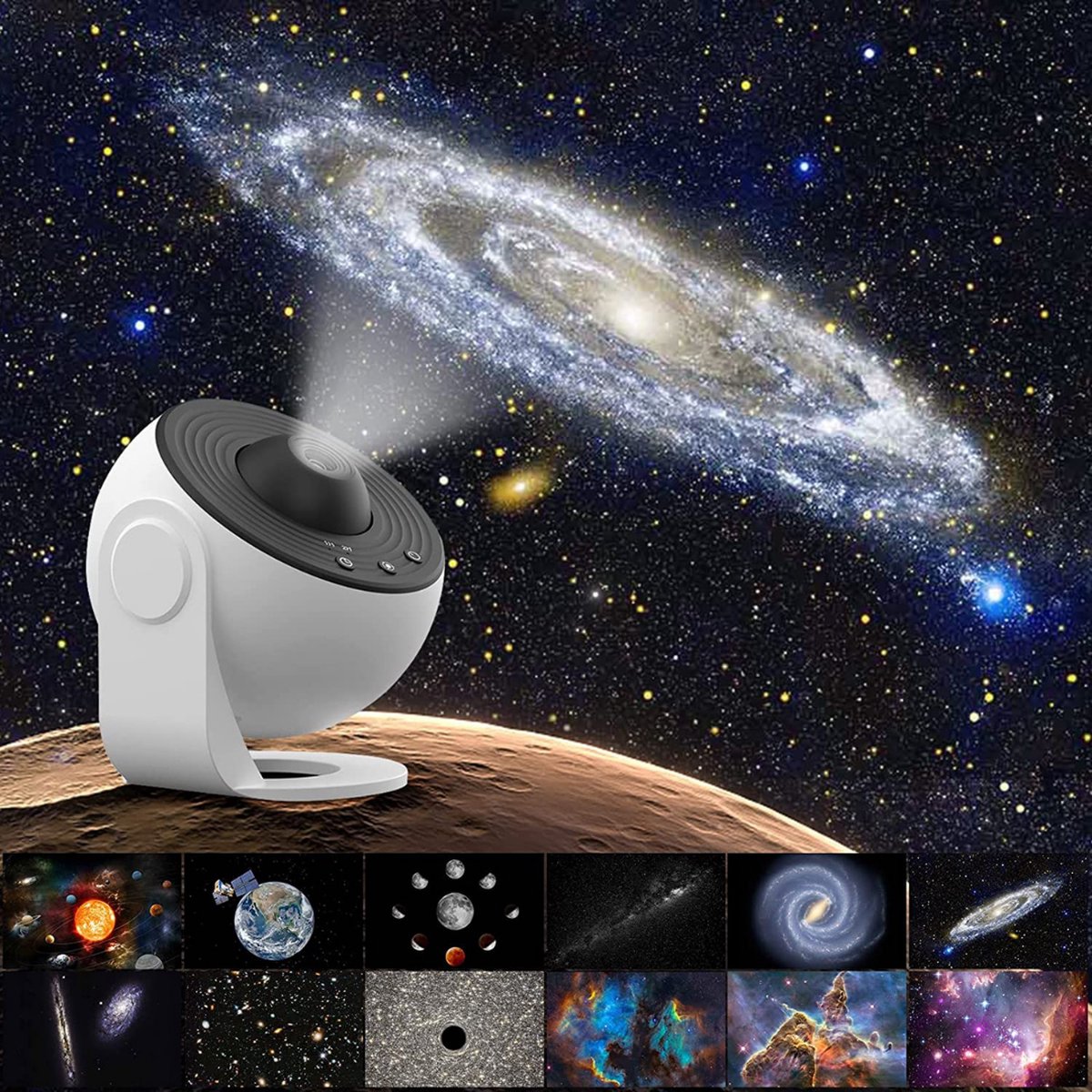 Starry Sky Projector Moon Light LED Table Lamp Night Light NALANI