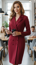 Isabelle | Abito blazer midi su misura - Lumina per ufficio e serata