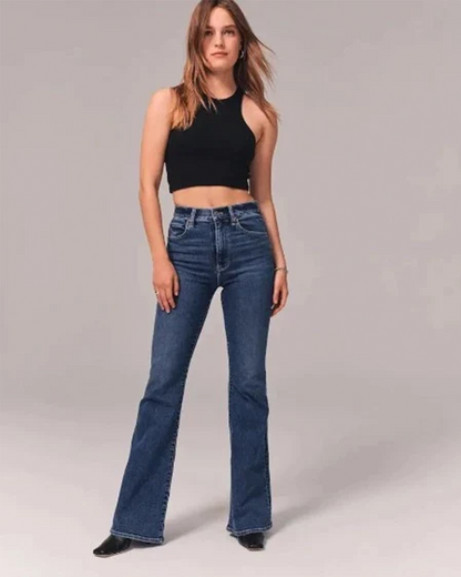 Facolli | Women's flared high-waisted jeans
