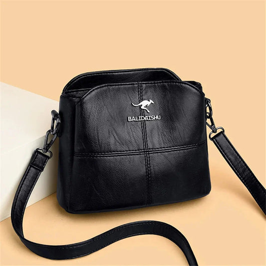 Vegan Leather Handbag For Women Large Everyday Tote Black NALANI