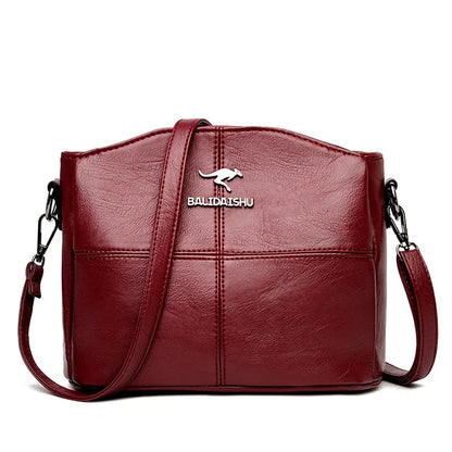 Vegan Leather Handbag For Women Large Everyday Tote Red NALANI