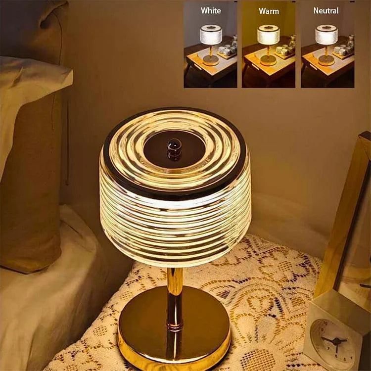 LED Ring Table Lamp with Elegant Design for Home Decor NALANI