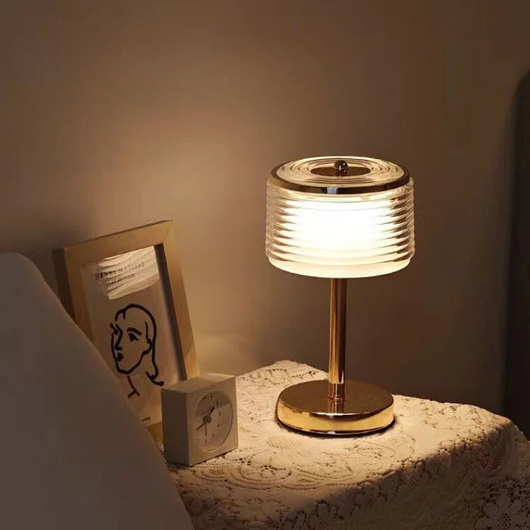 LED Ring Table Lamp with Elegant Design for Home Decor NALANI