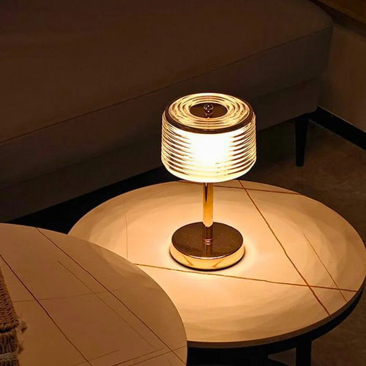 LED Ring Table Lamp with Elegant Design for Home Decor NALANI