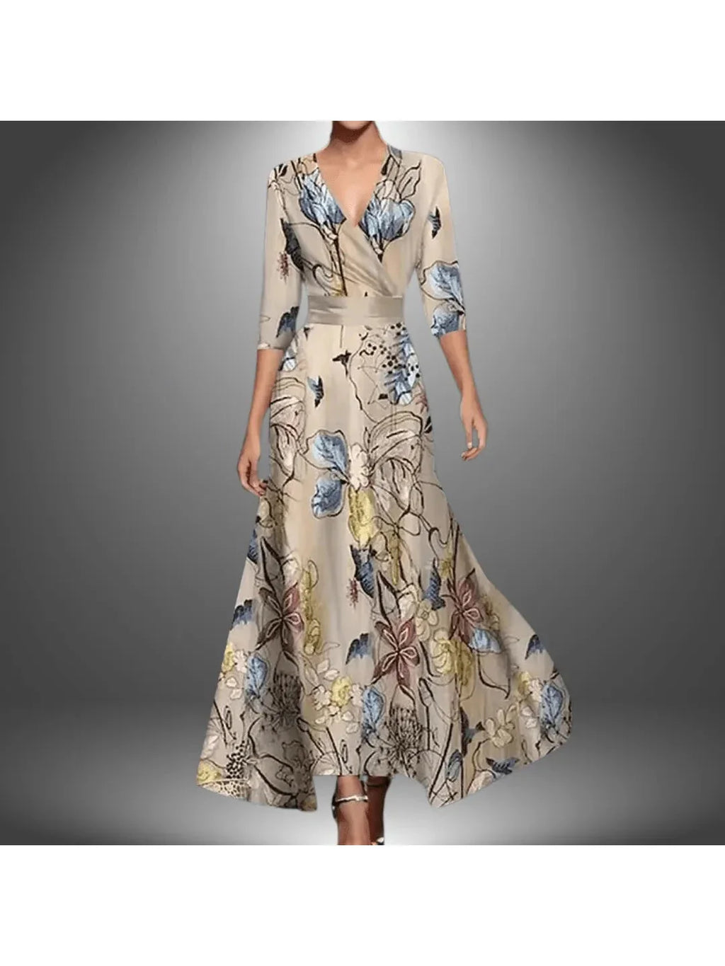 Leigh - Printed Wrap Dress With Flattering Silhouette For Any Occasion