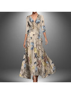 Leigh - Printed Wrap Dress With Flattering Silhouette For Any Occasion