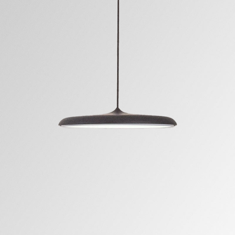 L’Esthétiq | Decor Cover Pendant Light for Modern Dining and Living Spaces Black Ø25 cm NALANI