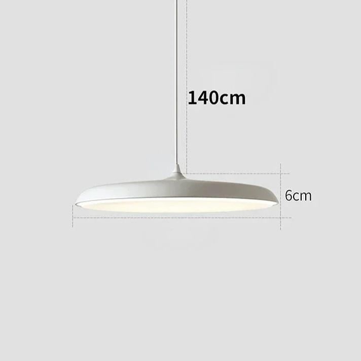 L’Esthétiq | Decor Cover Pendant Light for Modern Dining and Living Spaces White Ø25 cm NALANI