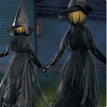 Illuminated Halloween Witch Staffs for Spooky Decorations NaLani