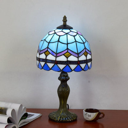 Lioris | Elegant Mediterranean Glass Table Lamp for Home Decor NaLani