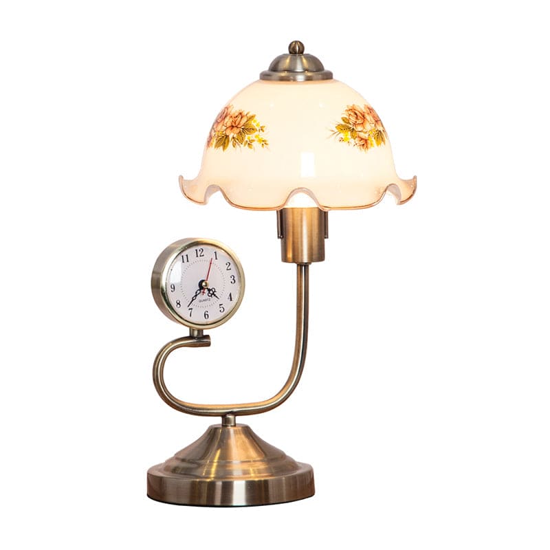 Lioris | Floral Table Lamp in Rustic Style for Cozy Decor NALANI