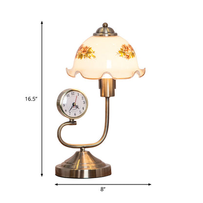 Lioris | Floral Table Lamp in Rustic Style for Cozy Decor NaLani