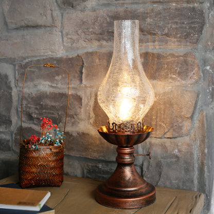 Lioris | Retro Kerosine Craykle Glass Table Lamp for Cozy Decor Lioris - Levar NaLani