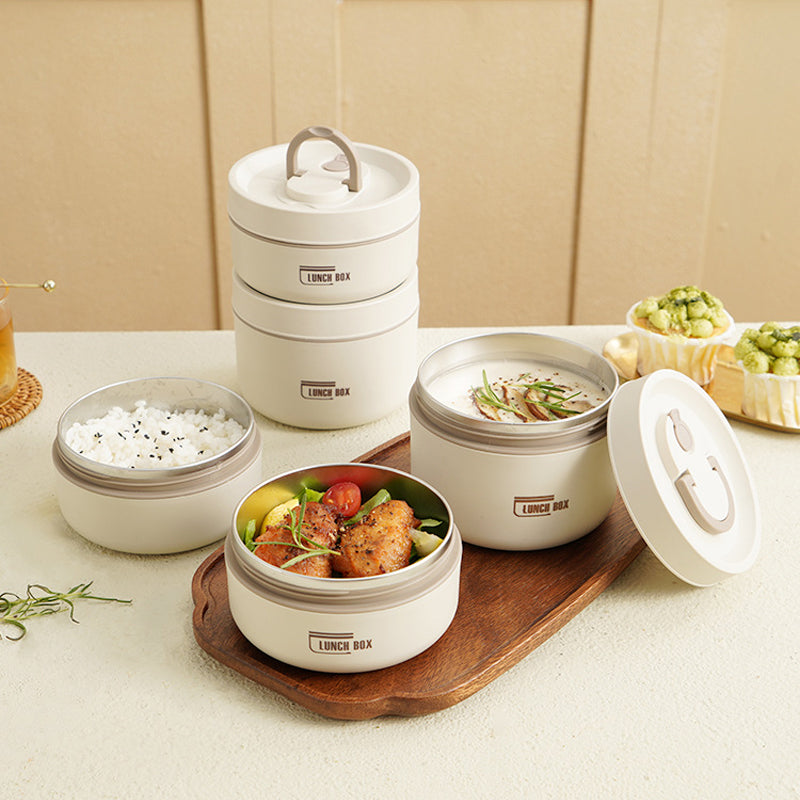 Multi Layer Insulated Lunch Box With Free Carry Bag NALANI