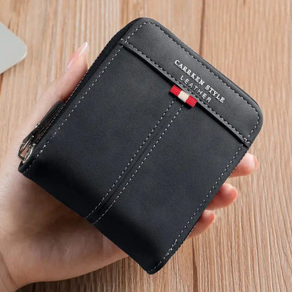 Luxury Leather Wallet With Card And Cash Compartments Black NALANI