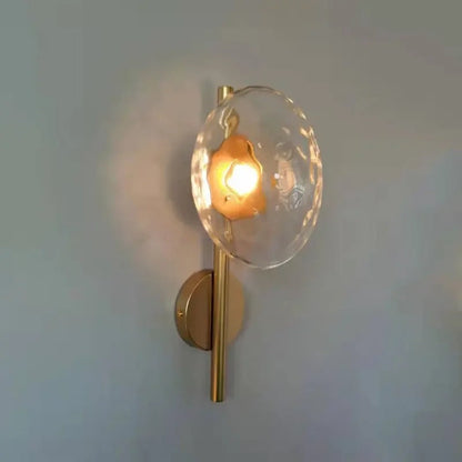 Nordic Glass Wall Lamp With Metal Body For Ambient Lighting NALANI