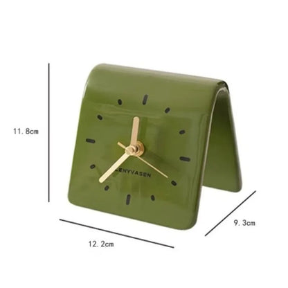 Handcrafted Ceramic Desk Clock For Modern Minimalist Decor NALANI