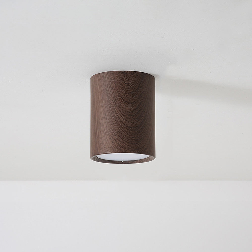 Mini Column LED Ceiling Light for Dining Room and Living Room Brown ∅ 5.5″ x H 5.9″ D14cm*H15cm NALANI