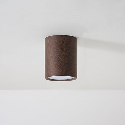 Mini Column LED Ceiling Light for Dining Room and Living Room Brown ∅ 5.5″ x H 5.9″ D14cm*H15cm NaLani