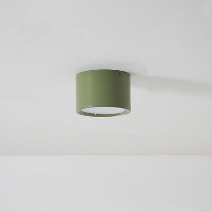 Mini Column LED Ceiling Light for Dining Room and Living Room Green ∅ 5.5″ x H 3.1″ D14cm*H8cm NaLani