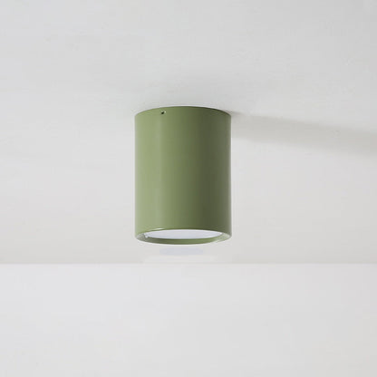 Mini Column LED Ceiling Light for Dining Room and Living Room Green ∅ 5.5″ x H 5.9″ D14cm*H15cm NaLani
